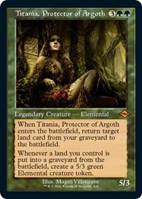 Titania, Protector of Argoth (Retro Frame) (Foil Etched), Modern Horizons 2