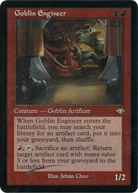 Goblin Engineer (Retro Frame) (Foil Etched), Modern Horizons