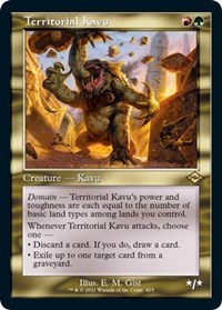 Territorial Kavu (Retro Frame) (Foil Etched), Modern Horizons 2