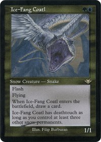 Ice-Fang Coatl (Retro Frame) (Foil Etched), Modern Horizons