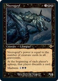 Necrogoyf (Retro Frame) (Foil Etched), Modern Horizons 2