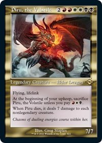 Piru, the Volatile (Retro Frame) (Foil Etched), Modern Horizons 2