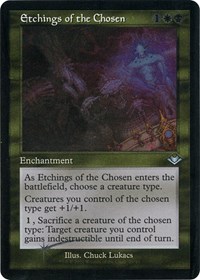 Etchings of the Chosen (Retro Frame) (Foil Etched), Modern Horizons