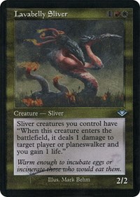 Lavabelly Sliver (Retro Frame) (Foil Etched), Modern Horizons