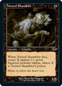 Nested Shambler (Retro Frame) (Foil Etched), Modern Horizons 2