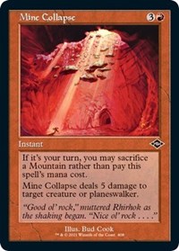 Mine Collapse (Retro Frame) (Foil Etched), Modern Horizons 2