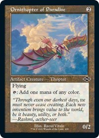 Ornithopter of Paradise (Retro Frame) (Foil Etched), Modern Horizons 2