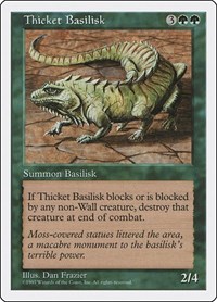 Thicket Basilisk, Fifth Edition
