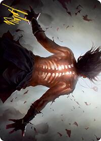 Piercing Rays Art Card (Gold-Stamped Signature), Art Series: Modern Horizons 2