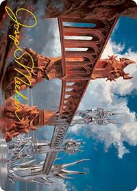 Silverbluff Bridge Art Card (Gold-Stamped Signature), Art Series: Modern Horizons 2