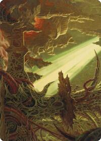 Darkmoss Bridge Art Card, Art Series: Modern Horizons 2