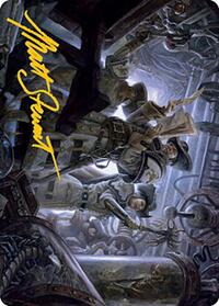 Search the Premises Art Card (Gold-Stamped Signature), Art Series: Modern Horizons 2