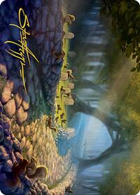 Squirrel Sanctuary Art Card (Gold-Stamped Signature), Art Series: Modern Horizons 2