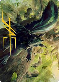 Chatterfang, Squirrel General Art Card (68/81) (Gold-Stamped Signature), Art Series: Modern Horizons 2