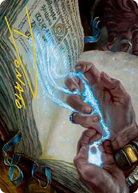 Mystic Redaction Art Card (Gold-Stamped Signature), Art Series: Modern Horizons 2