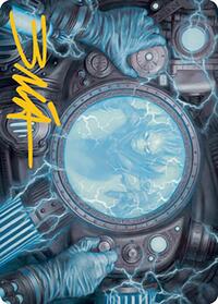 Recalibrate Art Card (Gold-Stamped Signature), Art Series: Modern Horizons 2