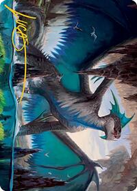 Murktide Regent Art Card (Gold-Stamped Signature), Art Series: Modern Horizons 2