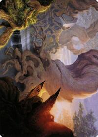 Yavimaya, Cradle of Growth Art Card, Art Series: Modern Horizons 2
