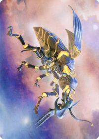 Zabaz, the Glimmerwasp Art Card, Art Series: Modern Horizons 2