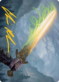 Sword of Hearth and Home Art Card (Gold-Stamped Signature), Art Series: Modern Horizons 2