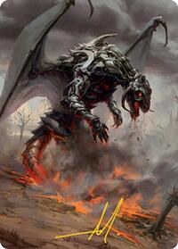 Scion of Draco Art Card (Gold-Stamped Signature), Art Series: Modern Horizons 2