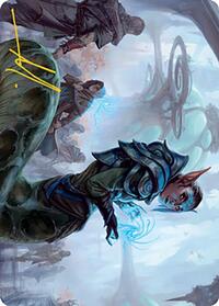 Lonis, Cryptozoologist Art Card (Gold-Stamped Signature), Art Series: Modern Horizons 2