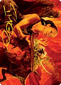 Chef's Kiss Art Card (Gold-Stamped Signature), Art Series: Modern Horizons 2