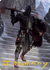 Dakkon, Shadow Slayer Art Card (49/81) (Gold-Stamped Signature), Art Series: Modern Horizons 2