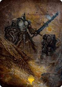 Dakkon, Shadow Slayer Art Card (48/81) (Gold-Stamped), Art Series: Modern Horizons 2