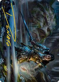 Carth the Lion Art Card (Gold-Stamped Signature), Art Series: Modern Horizons 2