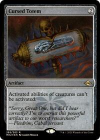 Cursed Totem (Foil Etched), Modern Horizons 2