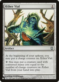 Aether Vial, The List Reprints