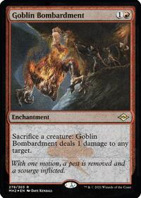 Goblin Bombardment (Foil Etched), Modern Horizons 2