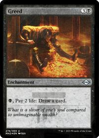 Greed (Foil Etched), Modern Horizons 2