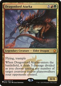Dragonlord Atarka, The List Reprints