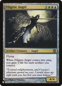 Filigree Angel, The List Reprints