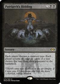 Patriarch's Bidding (Foil Etched), Modern Horizons 2