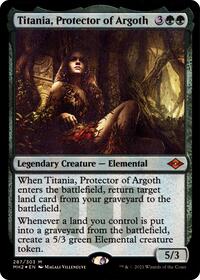 Titania, Protector of Argoth (Foil Etched), Modern Horizons 2