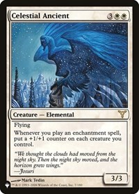 Celestial Ancient, The List Reprints