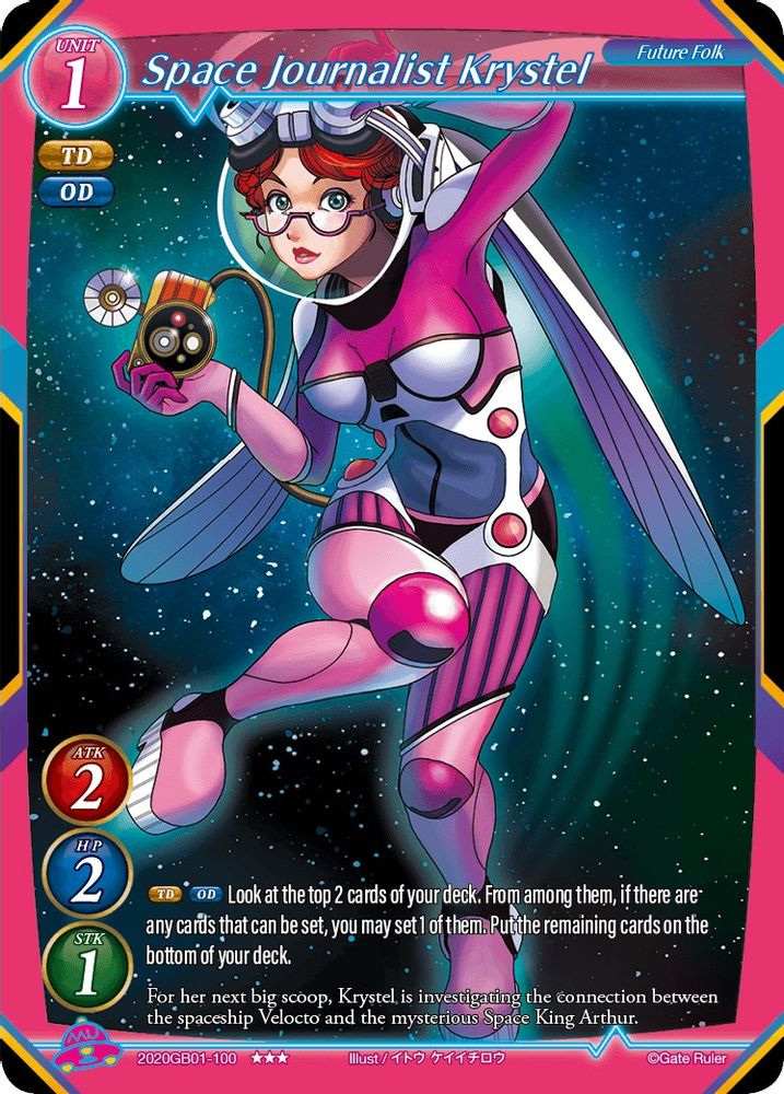 Space Journalist Krystel, Standard, front