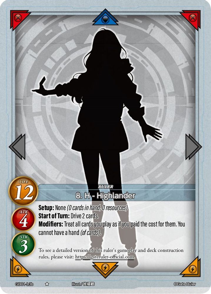 8. H - Highlander (B), Standard, front