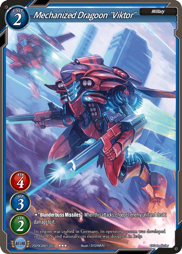 Mechanized Dragoon "Viktor", Foil, front