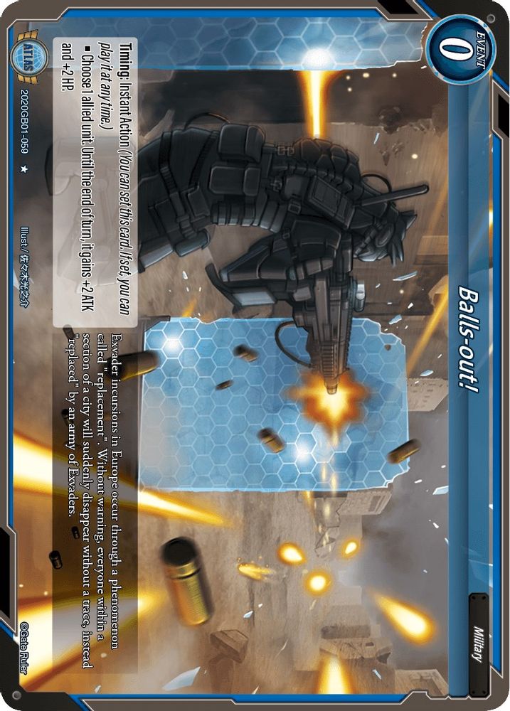 Balls-out!, Standard, front