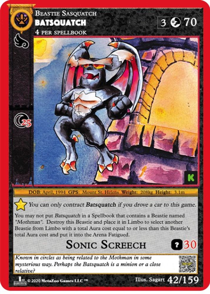 Batsquatch, Standard, front