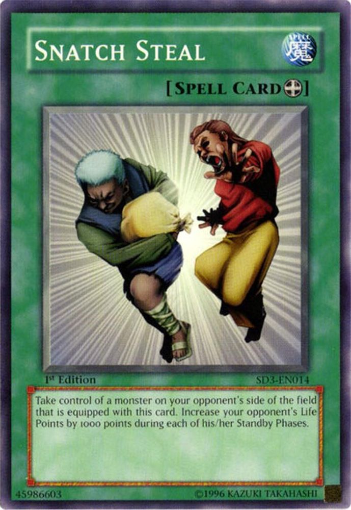 Snatch Steal, 1st-edition, front