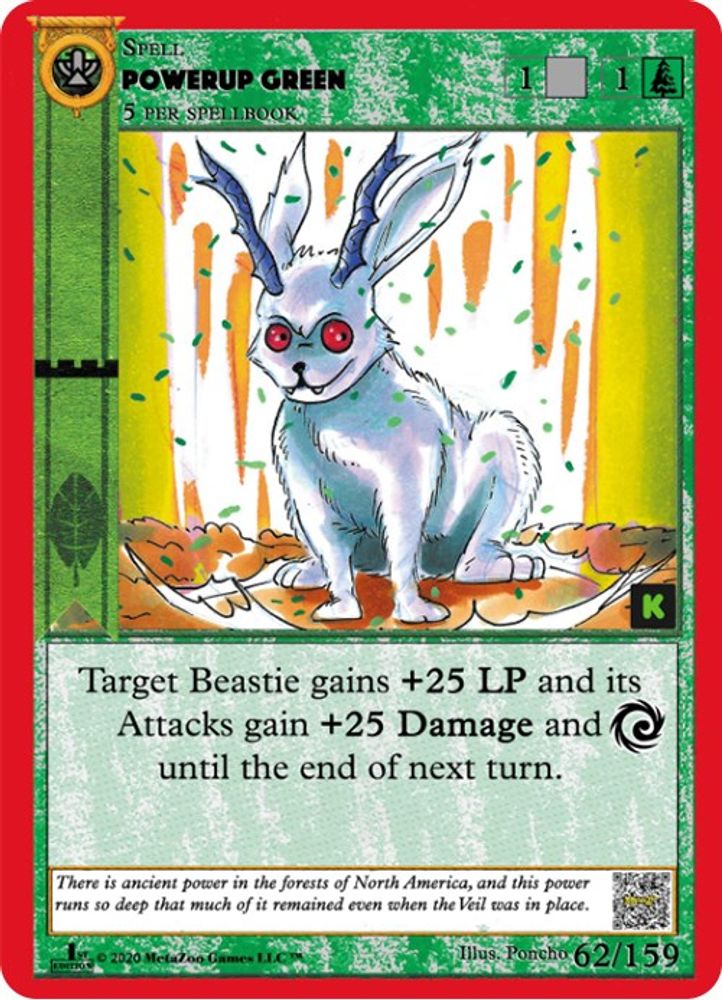 Powerup Green, Standard, front