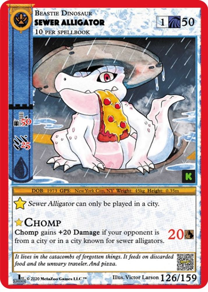 Sewer Alligator, Standard, front