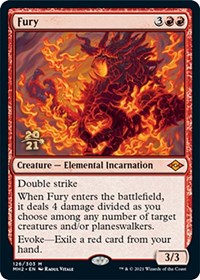Fury, Prerelease Cards