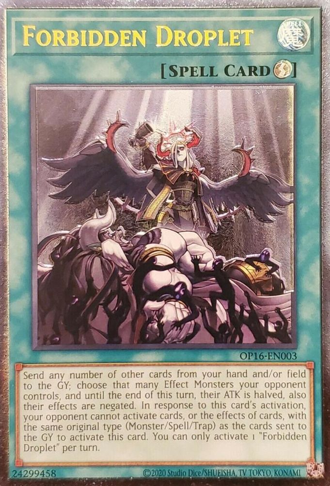 Forbidden Droplet (UTR), Unlimited, front