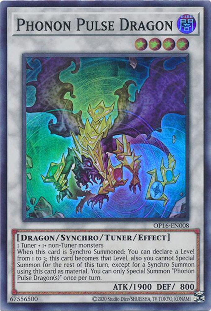 Phonon Pulse Dragon, Unlimited, front